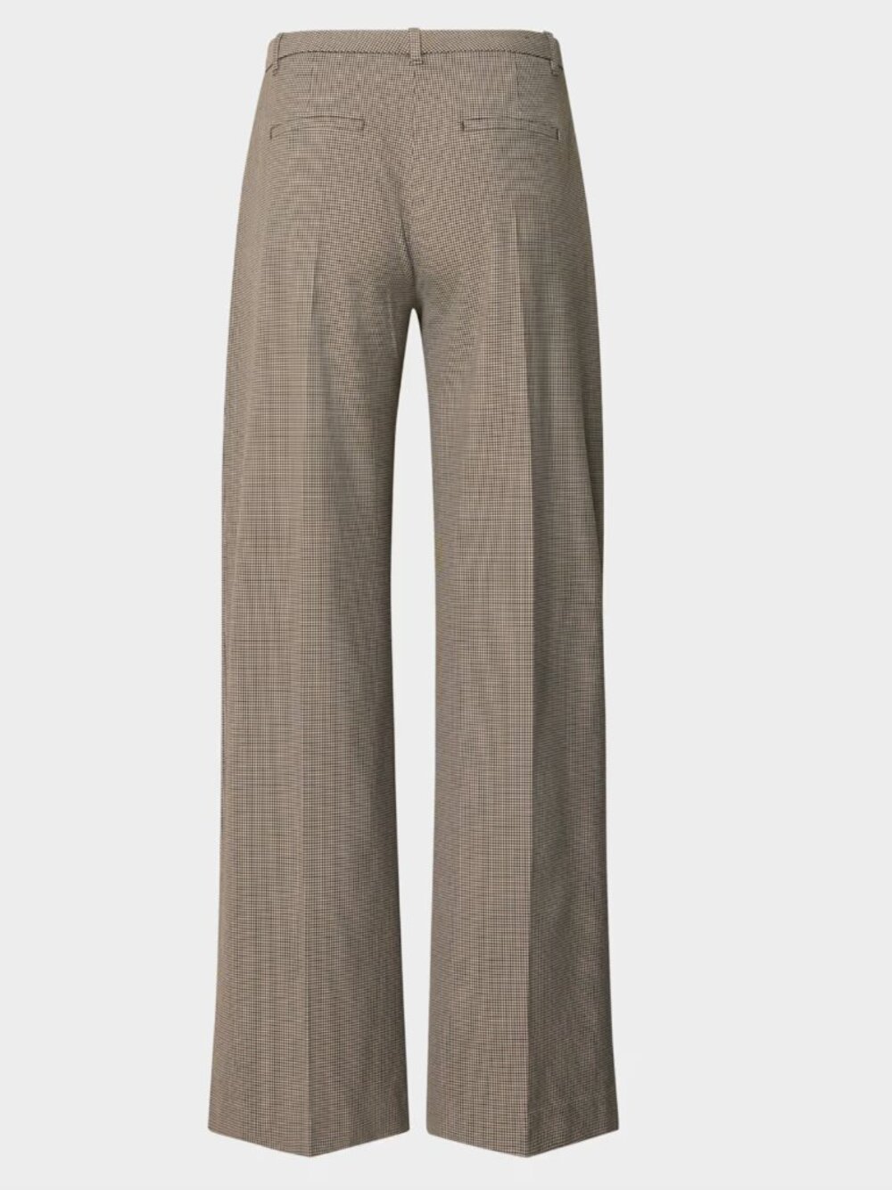 Aritzia Nottingdale Pant in brown and black houndstooth - Picture 5 of 6